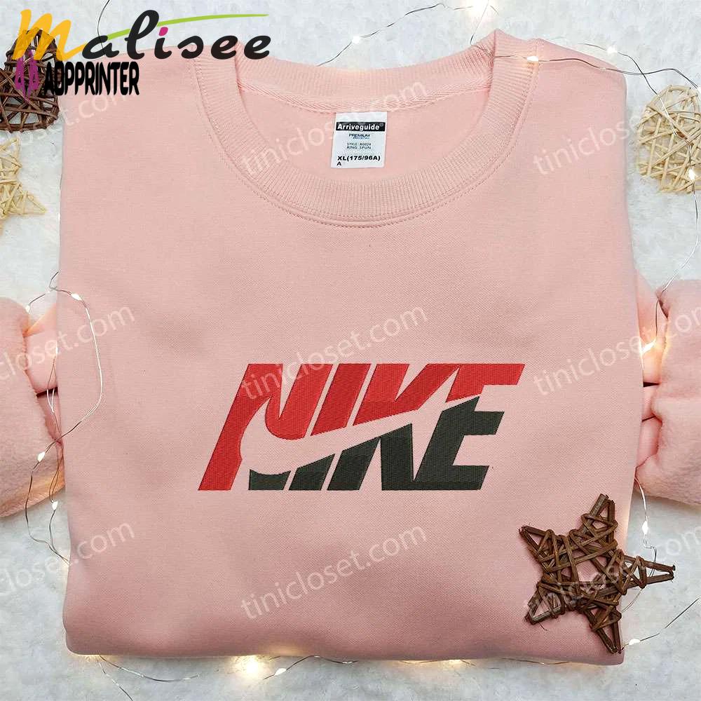 Vintage custom nike embroidered sweatshirt – nike inspired shirt best family gift Embroidered Shirt