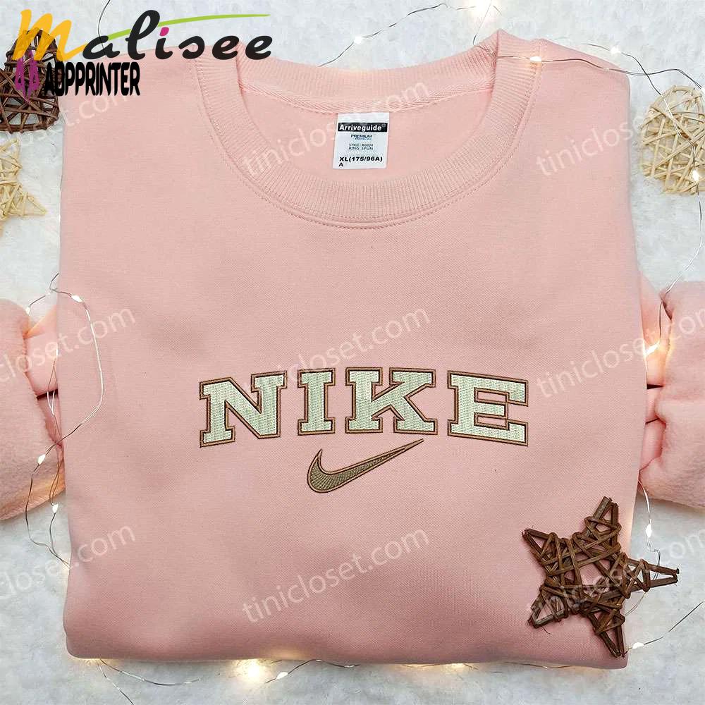 Vintage nike embroidered sweatshirt: unique nike inspired shirt perfect family gift Embroidered Shirt