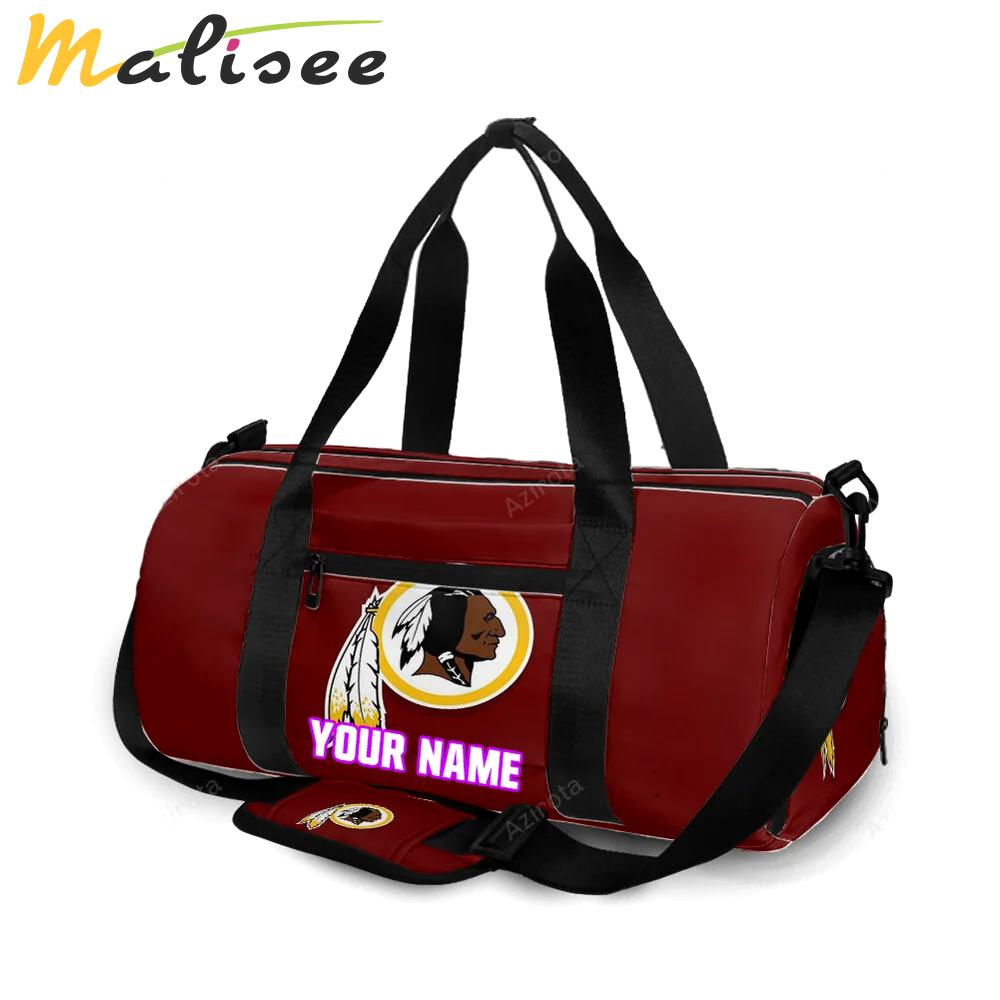 Washington football team red1 personalized name travel bag gym bag 674 Travel Bag