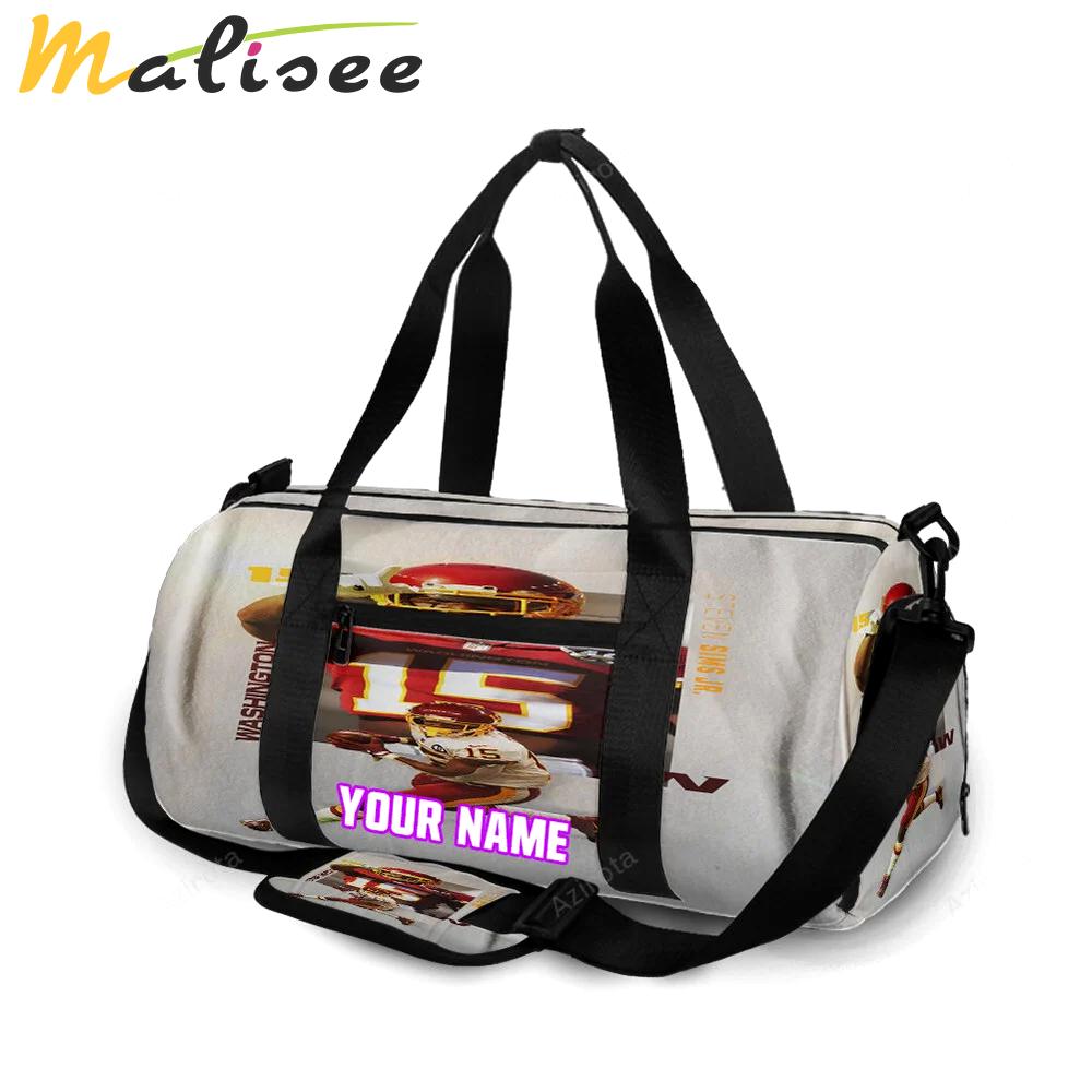 Washington football team steven sims1 personalized name travel bag gym bag 572 Travel Bag