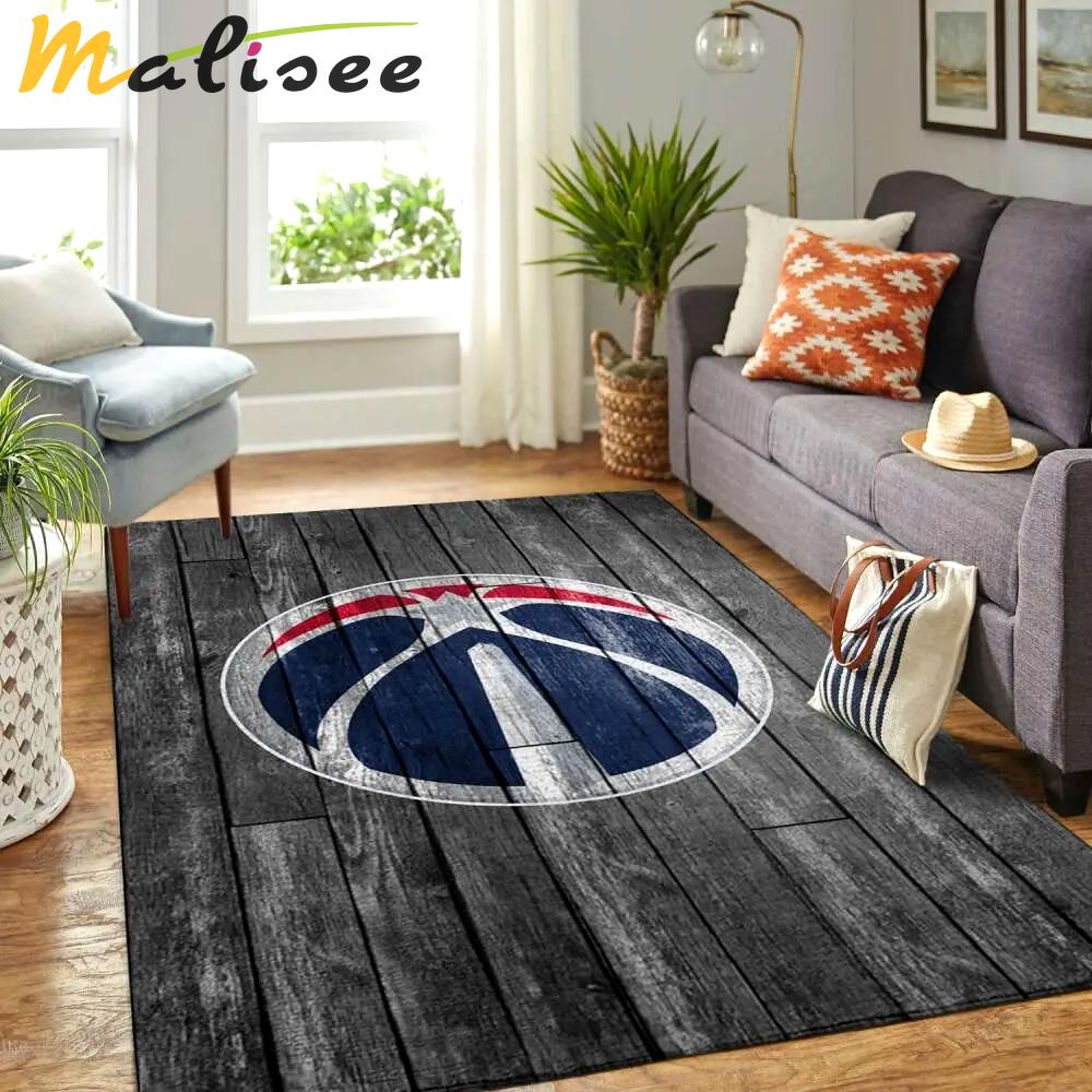 Washington wizards nba basketball living room wooden home rug regtangle carpet Rectangle Rug