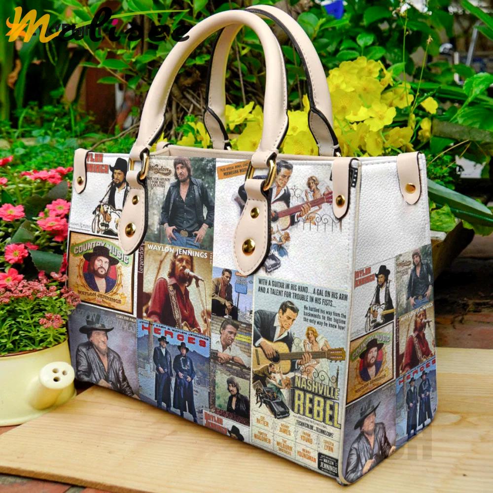 Waylon jennings leather bag for women gift 1577 Women Leather Hand Bag