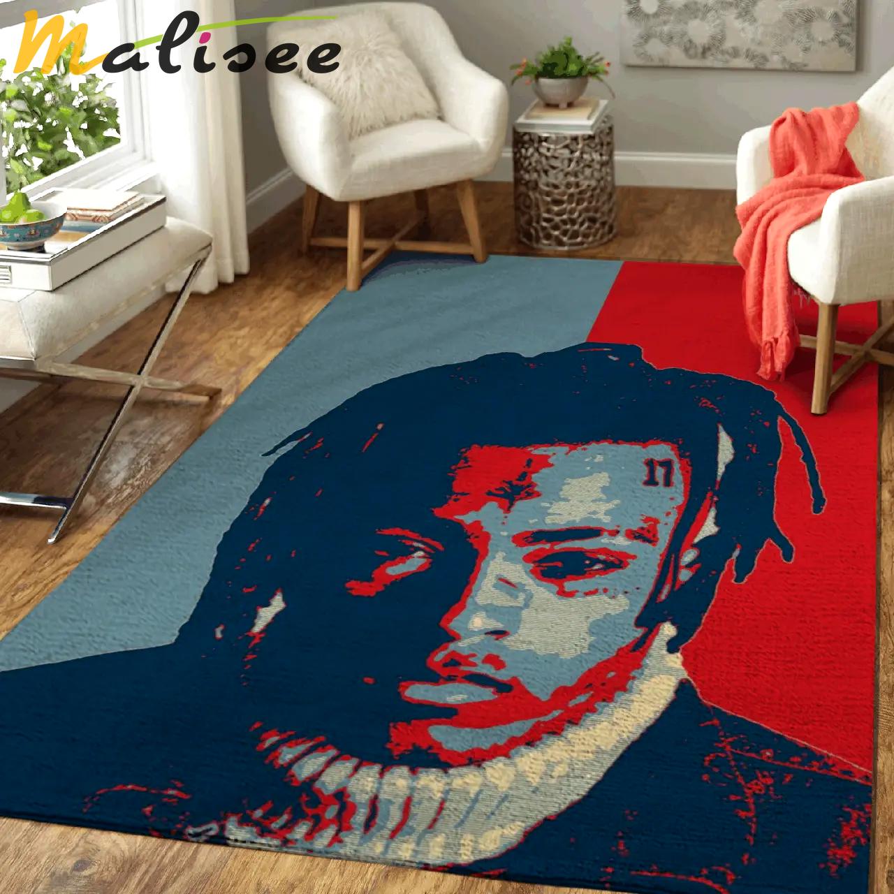 Xxxtentacion american rapper hiphop anniversary pop art area rug rug regtangle carpet floor decor home decor Rectangle Rug