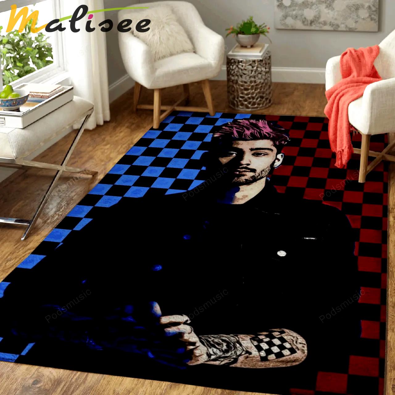 Zayn malik music art for fans area rug living room carpet rug regtangle carpet floor decor home decor Rectangle Rug