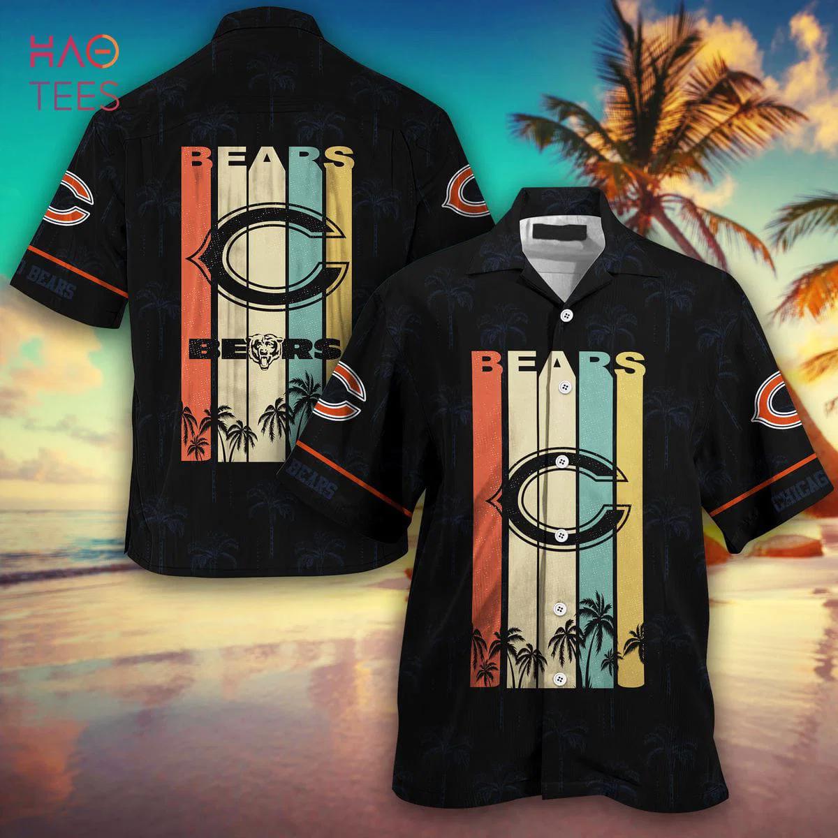 2023 trending chicago bears nfl hawaiian shirt, retro vintage summer gift Hawaii Shirt