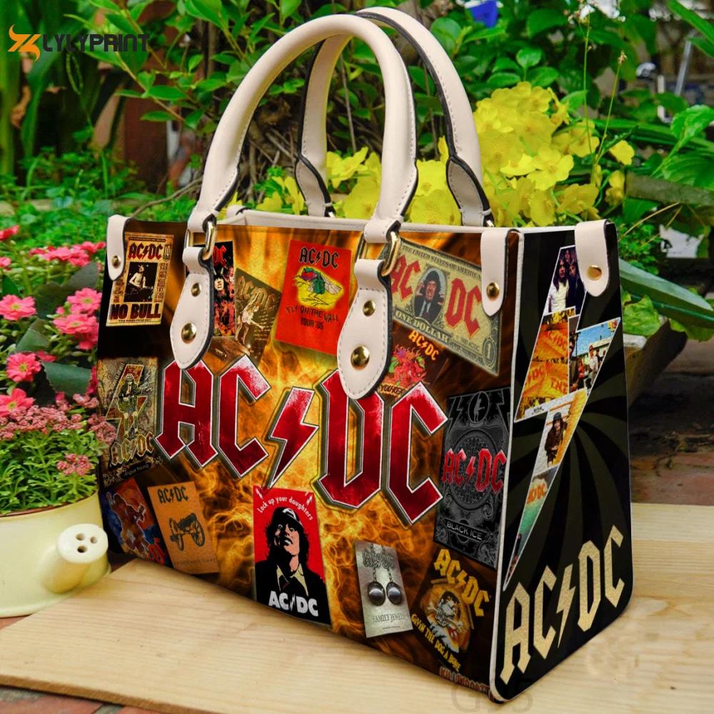 Acdc band love leather bag for women gift 965 Women Leather Hand Bag