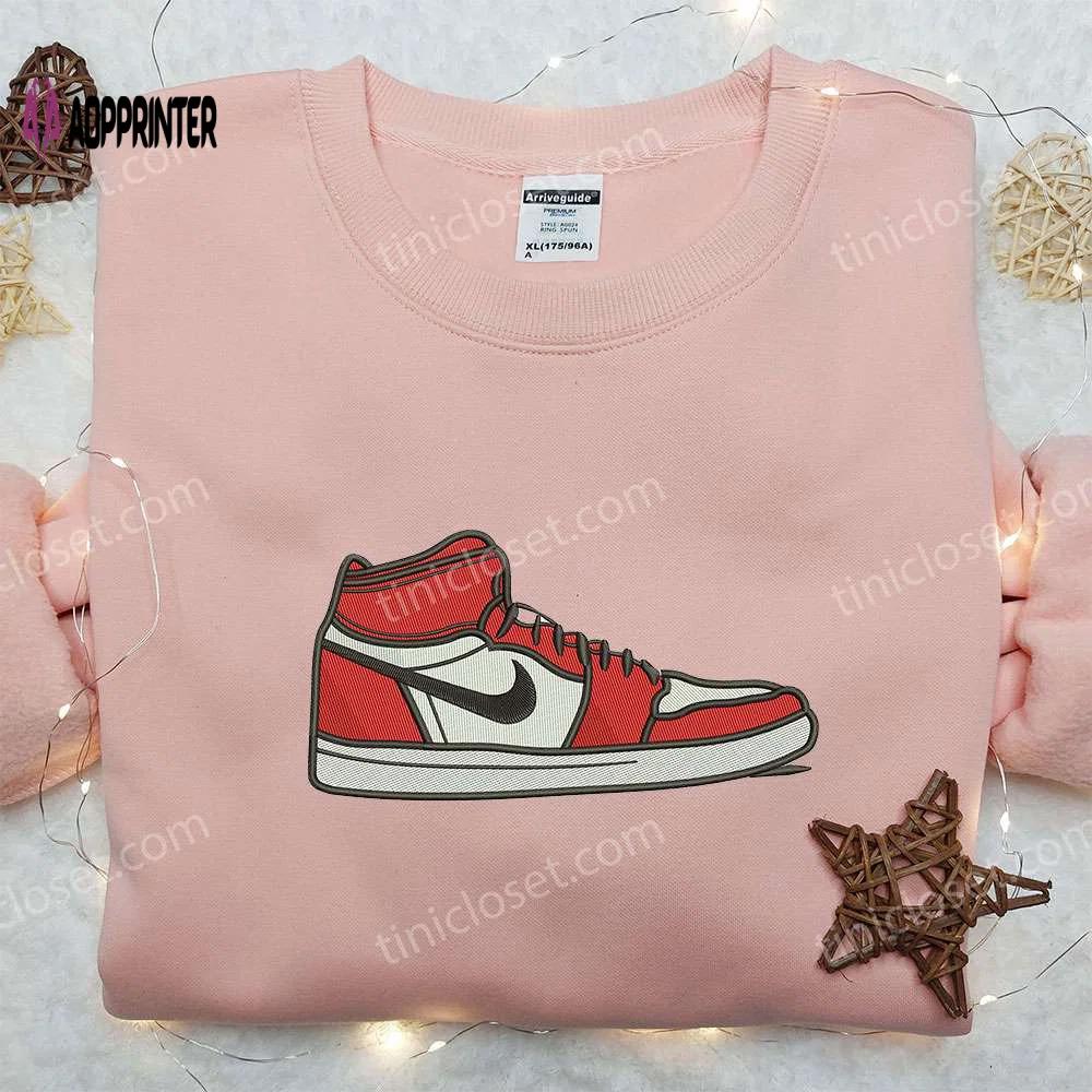 Air jordan x nike swoosh hoodie & embroidered shirt: best family gifts Embroidered Shirt
