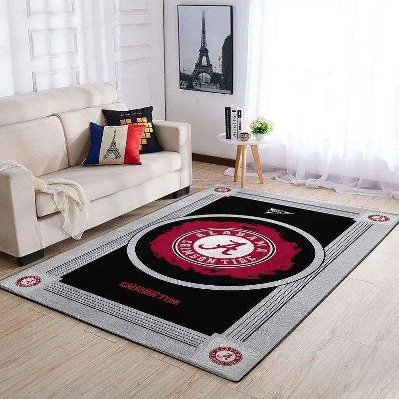 Alabama crimson tide area rugs ncaa living room carpet 20030375 Rectangle Rug