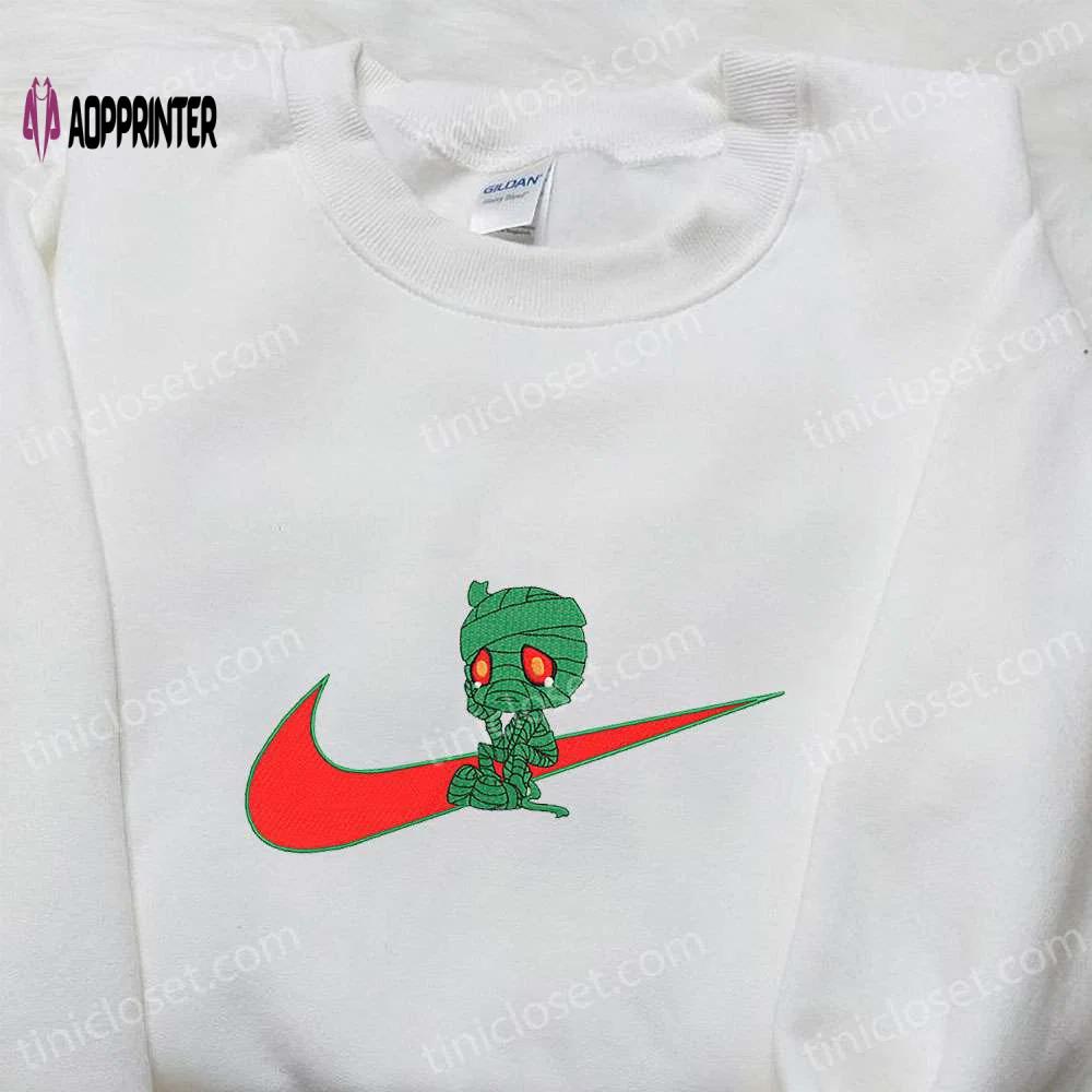 Amumu x nike swoosh game & league of legends embroidered shirt nike inspired design Embroidered Shirt