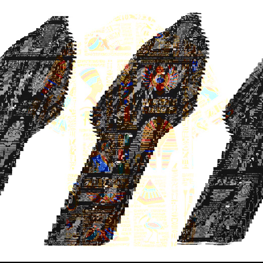 Ancient egyptian deities custom short sleeves shirt Hawaii Shirt Shorts & Flip Flops