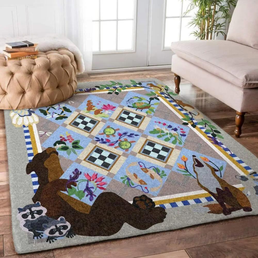 Animal rug rb7a8e7e3650 area rug living room carpet rug regtangle carpet floor decor home decor Rectangle Rug