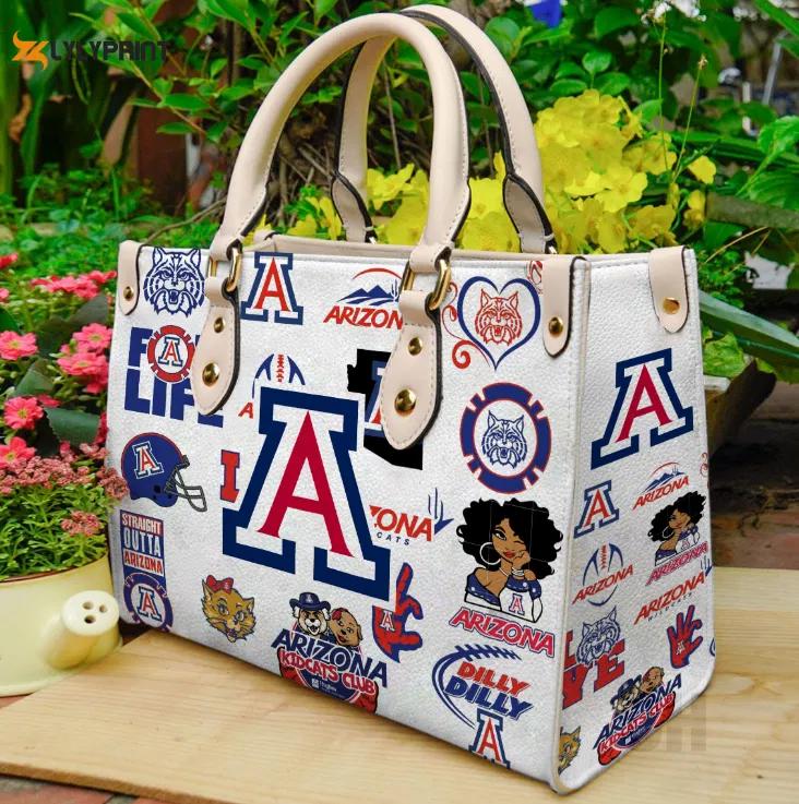 Arizona wildcats leather handbag 3290 Women Leather Hand Bag
