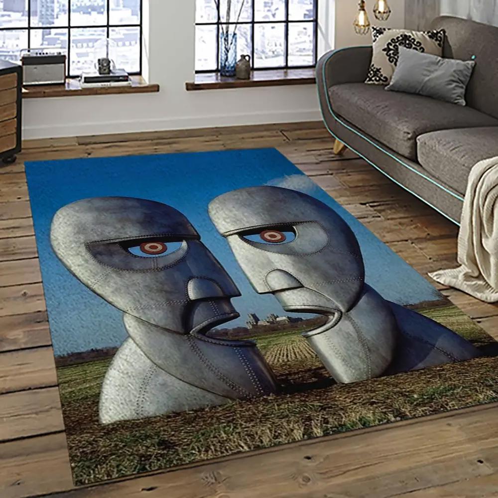 Band pink floyd music carpet rectangle area rug for living room bedroom decor pfo40 Rectangle Rug