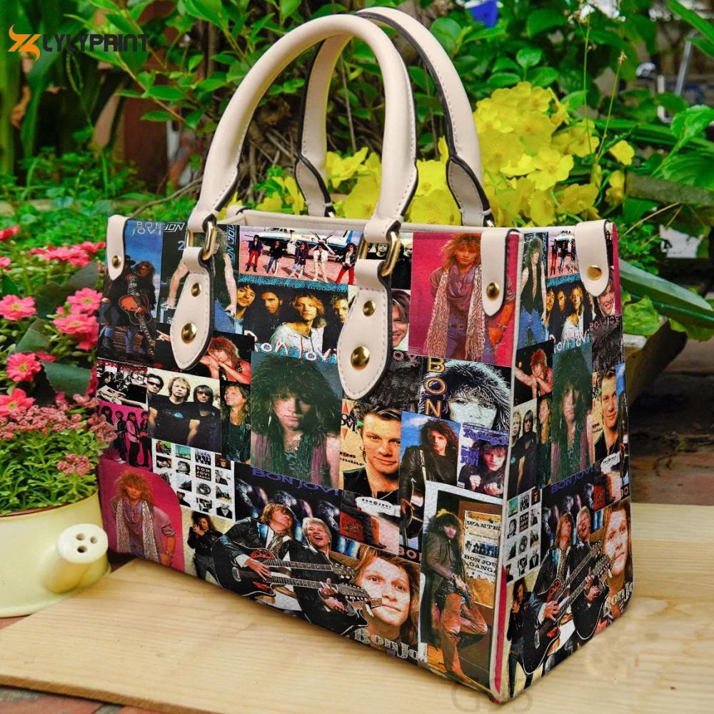 Bon jovi 4 leather bag for women gift 4028 Women Leather Hand Bag