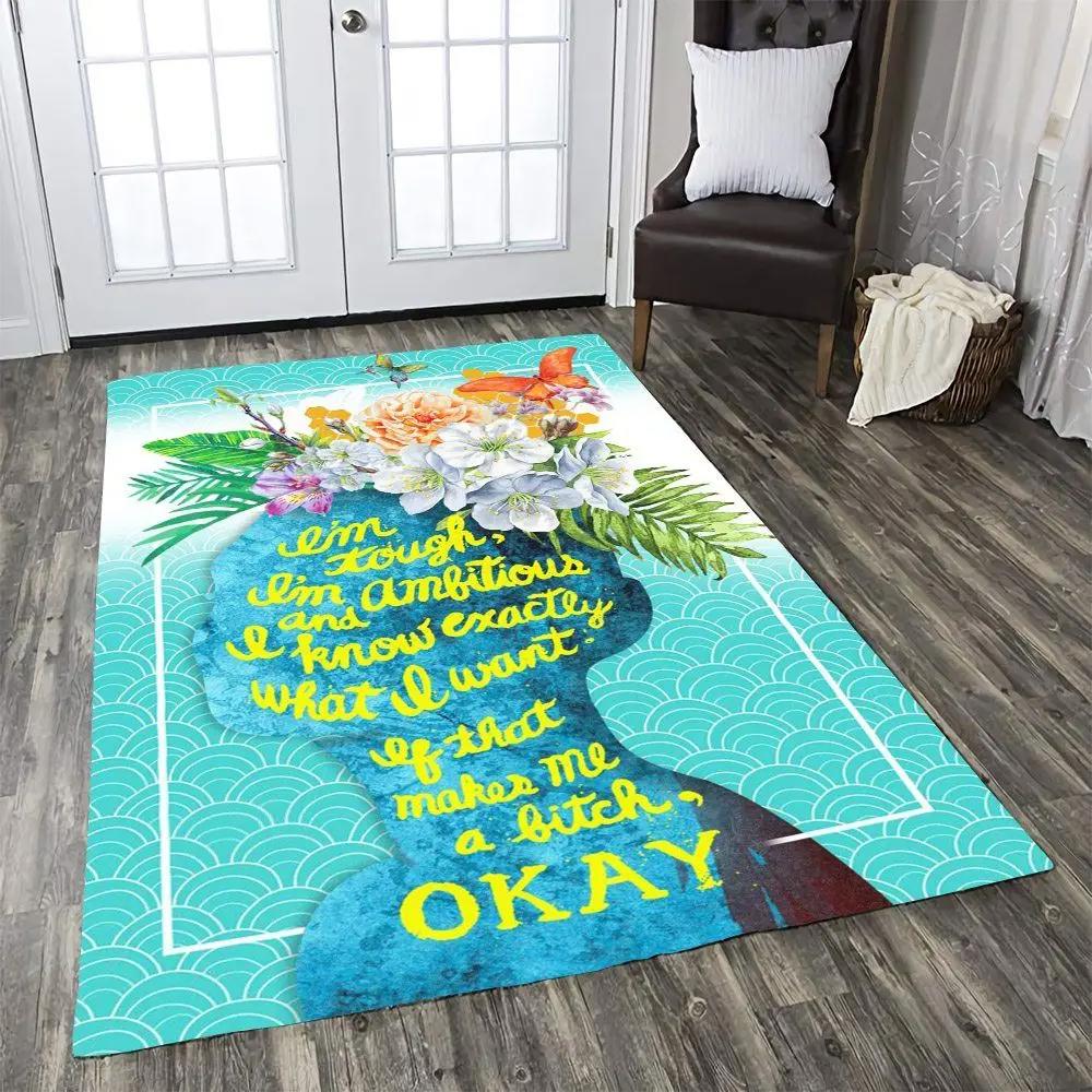 Brightburn one sheet rug bedroom rug living room area rug home decor Rectangle Rug