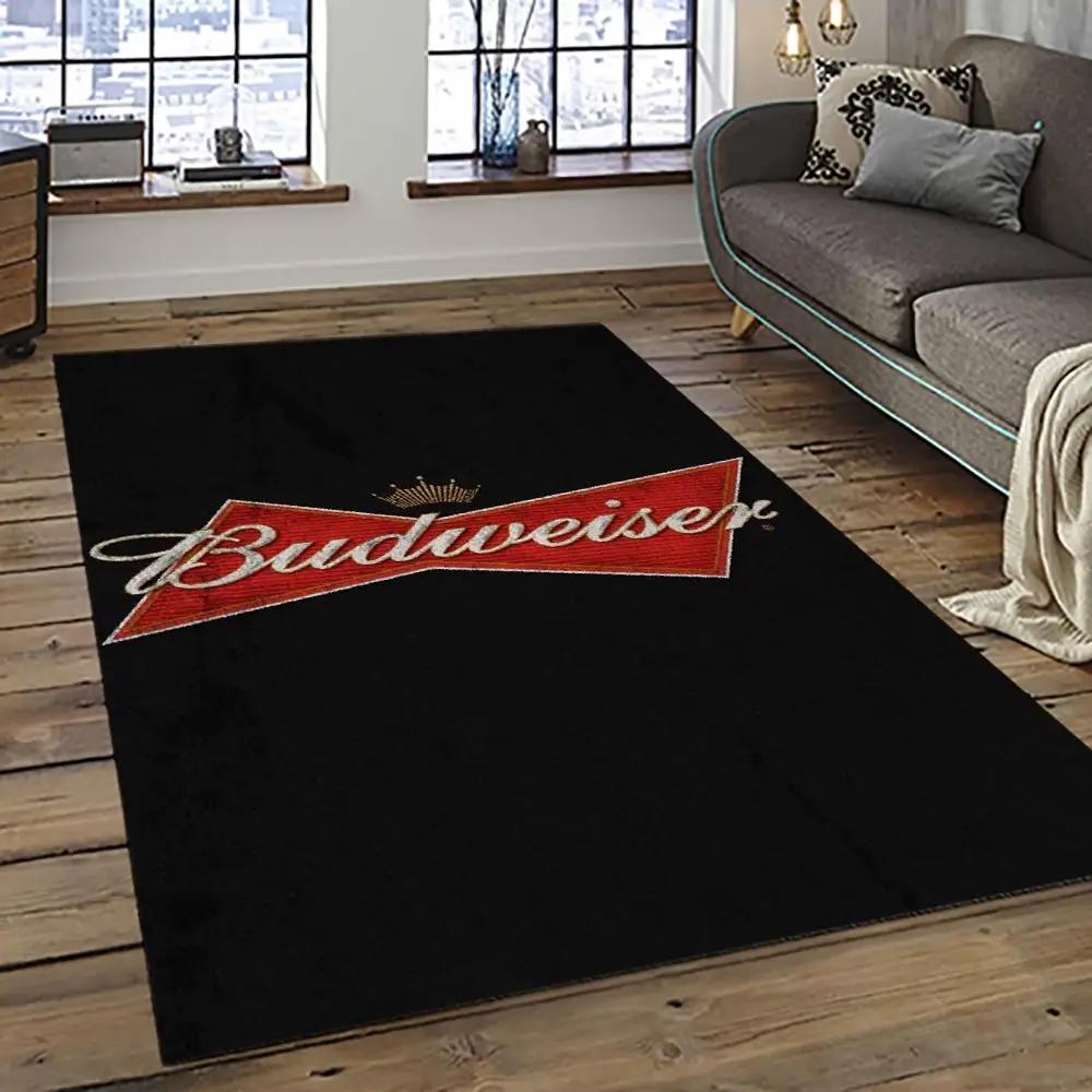 Budweiser american style beer retangle carpet area rug home decor gift best present for friends bw24 Rectangle Rug