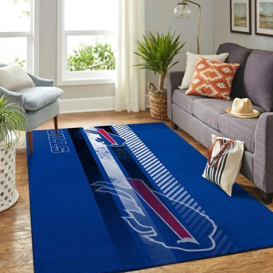Buffalo bills nfl nice gift home decor rectangle area rug living room rug Rectangle Rug