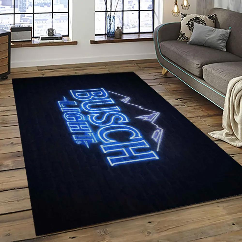 Busch light style living room retangle carpet area rug home decor room decor gift for friends bl15 Rectangle Rug