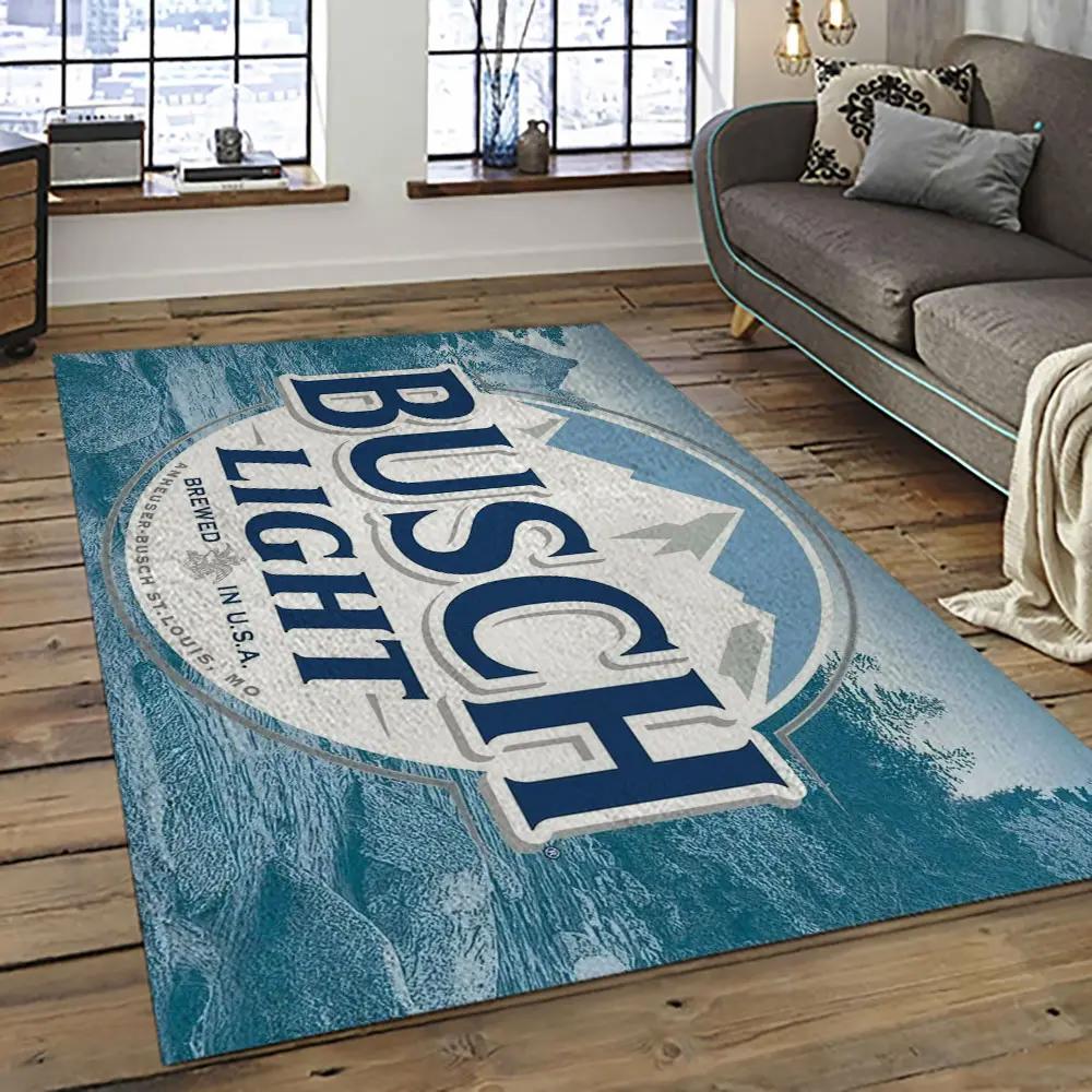 Busch light style living room retangle carpet area rug home decor room decor gift for friends bl20 Rectangle Rug