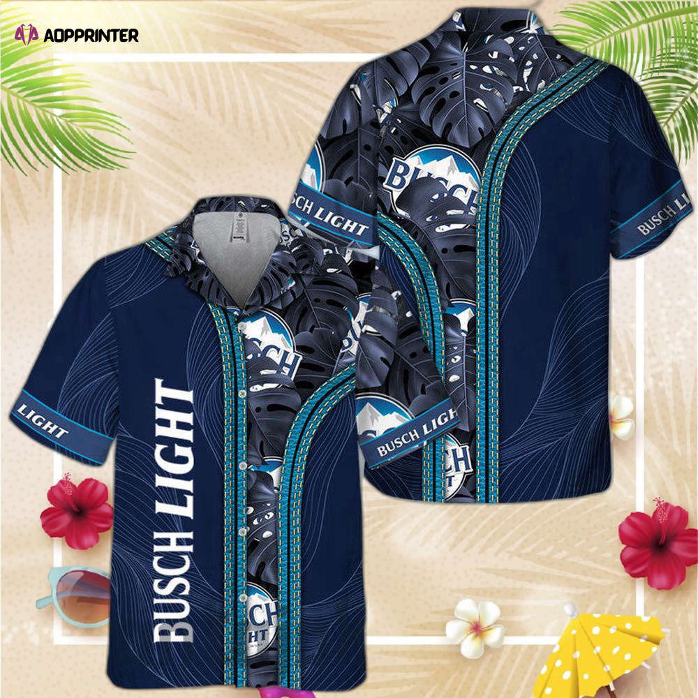 Busch light tropical monstera hawaiian shirt for men and women Hawaii Shirt