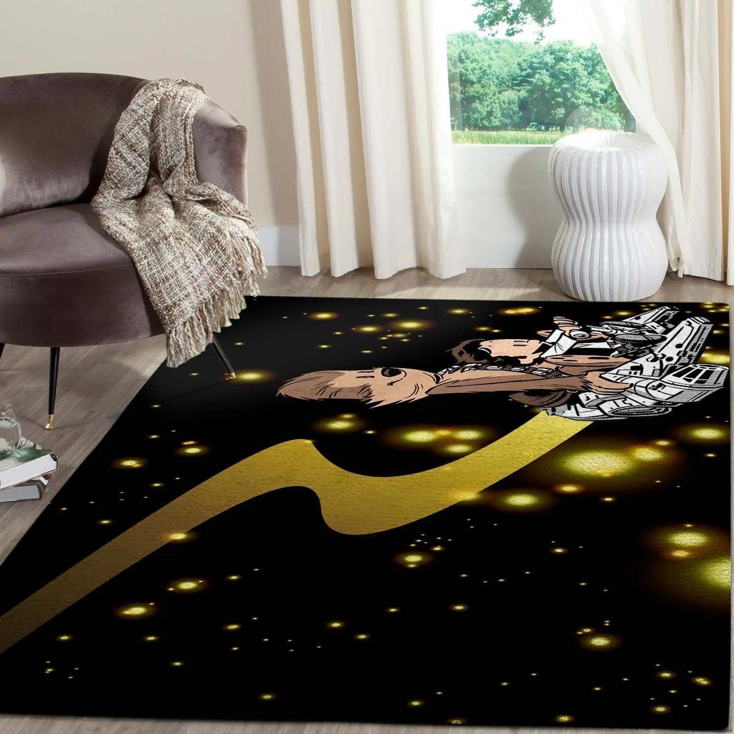 Chewbacca star wars movies area rugs living room carpet fn271214 rug regtangle carpet floor decor home decor Rectangle Rug