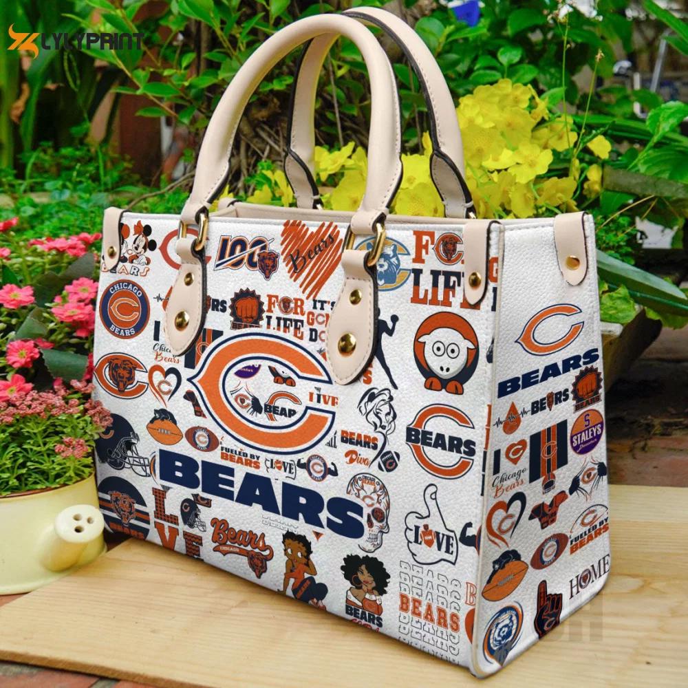 Chicago bears lover leather bag for women gift 1594 Women Leather Hand Bag