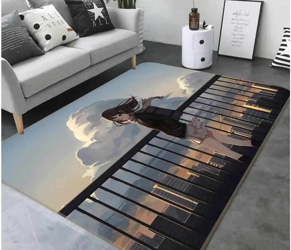 Cinderella girls anime 4 area rug living room and bed room rug rug regtangle carpet floor decor home decor Rectangle Rug