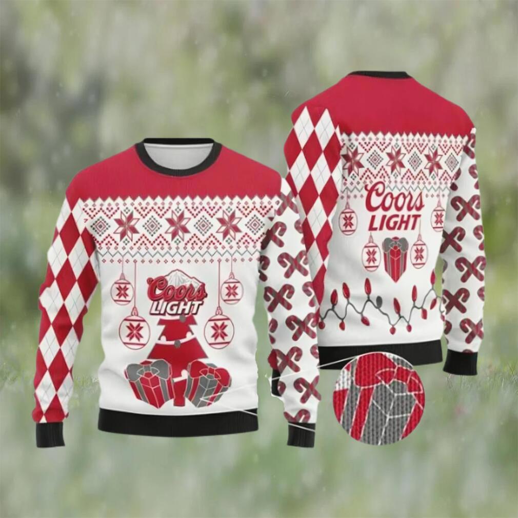 Coors light beer ugly sweater, faux wool sweater, christmas gifts for beer lovers, international beer day, best christmas gifts for 2022 ? prinvity Christmas Ugly Sweater