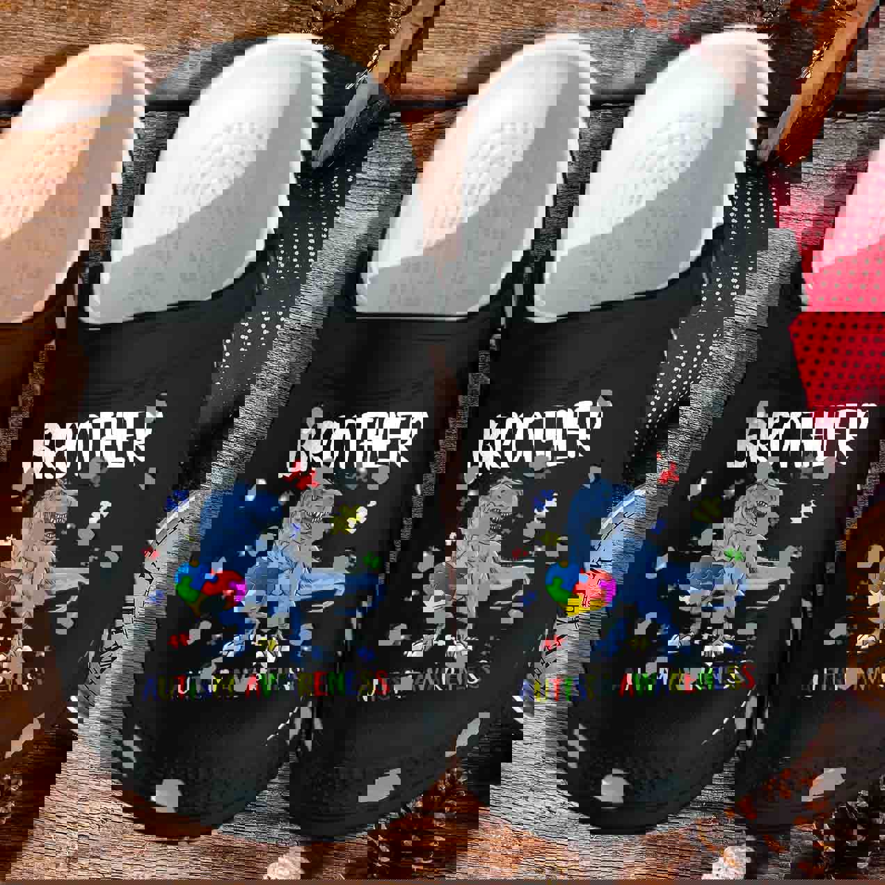 Crocs outfit - autism awareness crocs brother t-rex dinosaur crocband clog shoes for men women - 64 Crocs Outfit