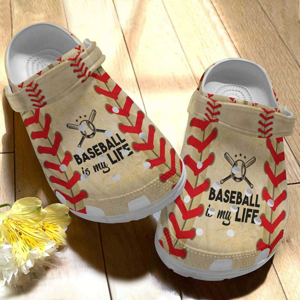 Crocs outfit - baseball is my life crocs clogs crocband shoes - 201 Crocs Outfit