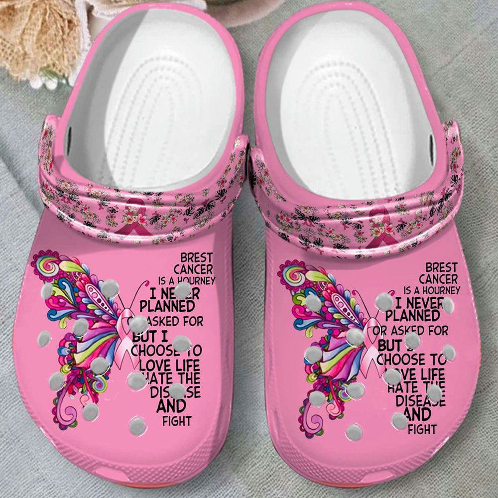Crocs outfit - breast cancer awareness crocs butterfly text crocs clogs crocband shoes - 274 Crocs Outfit