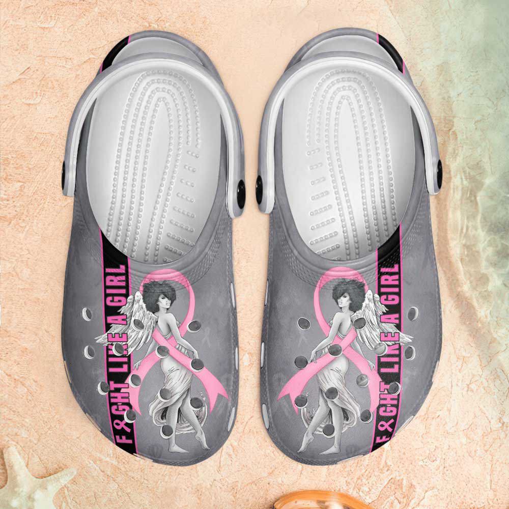 Crocs outfit - breast cancer awareness crocs fight like a girl queen art crocs clogs crocband shoes - 277 Crocs Outfit