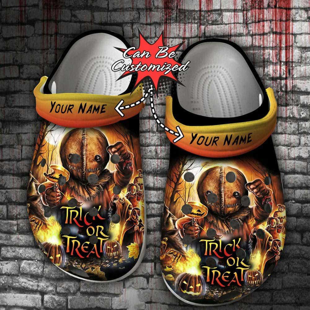 Crocs outfit - halloween crocs personalized halloween horror movie scary pumpkin clogs crocband shoes - 903 Crocs Outfit