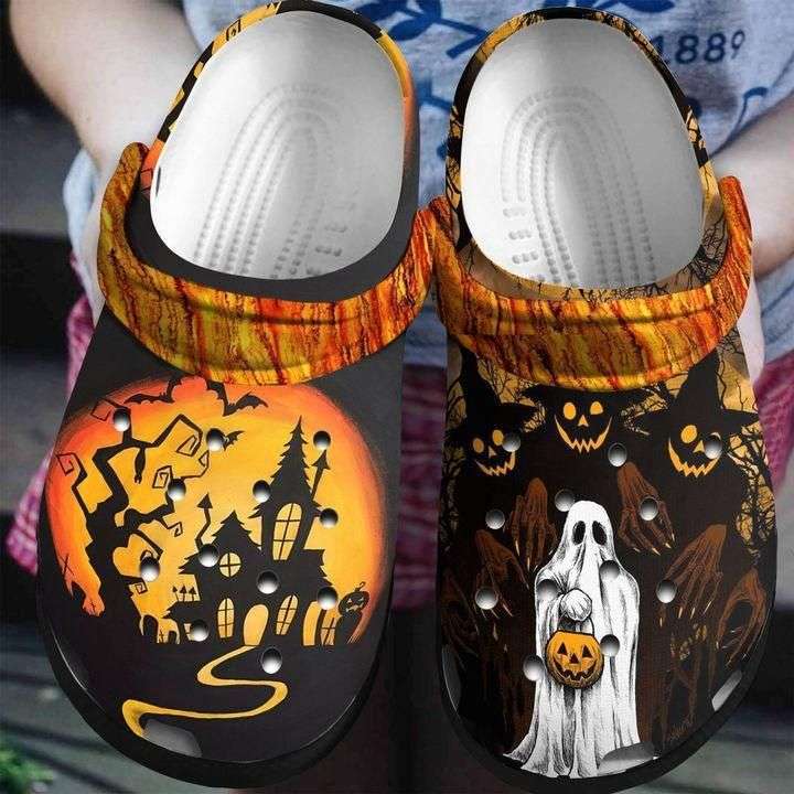 Crocs outfit - halloween ghost pumpkin crocs clogs crocband shoes - 1029 Crocs Outfit