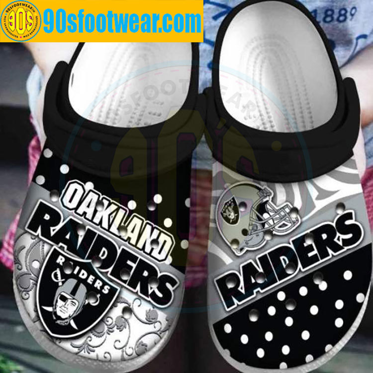 Crocs outfit - raider crocs oakland raiders football team custom classic clog - 1961 Crocs Outfit