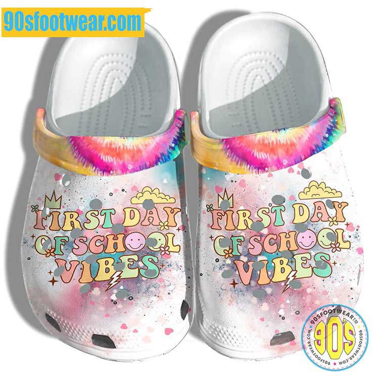 Crocs outfit - teacher crocs – first day of school vibes colorful clogs - 2156 Crocs Outfit