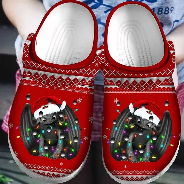 Crocs outfit - toothless santa hat ugly pattern christmas crocs crocband clog shoes for men women - 2227 Crocs Outfit