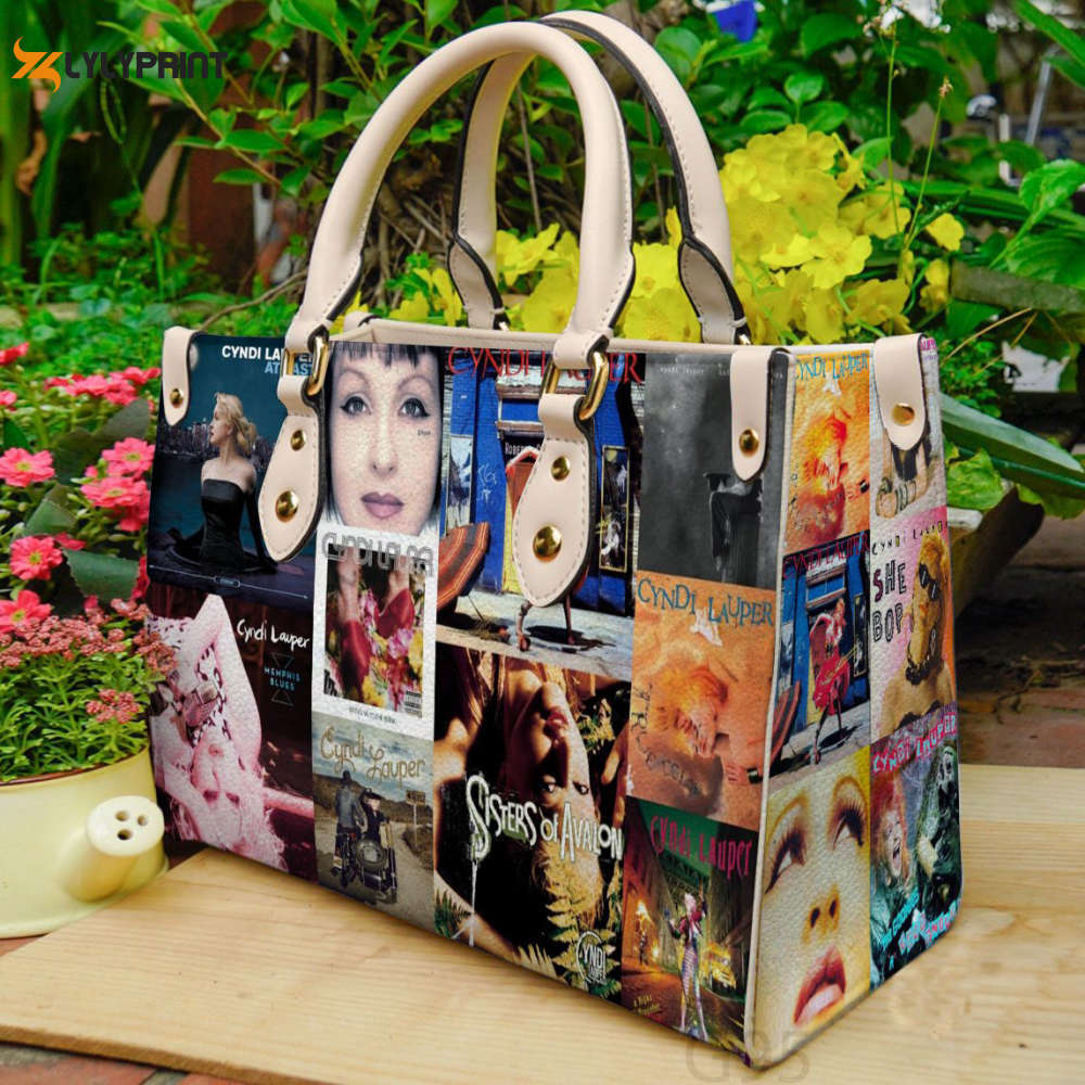 Cyndi lauper leather handbag 3283 Women Leather Hand Bag