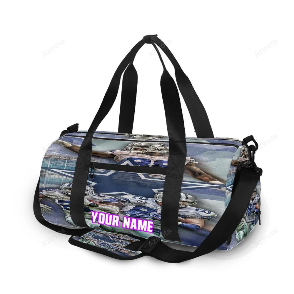 Dallas cowboys players at_t stadium personalized name travel bag gym bag 217 Travel Bag