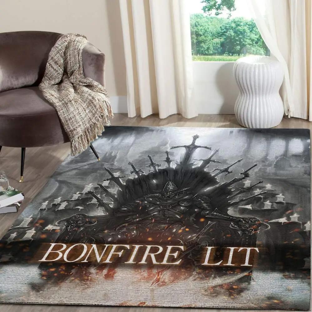 Dark sould remastered gaming area rugs living room carpet fn150105 rug regtangle carpet floor decor home decor Rectangle Rug