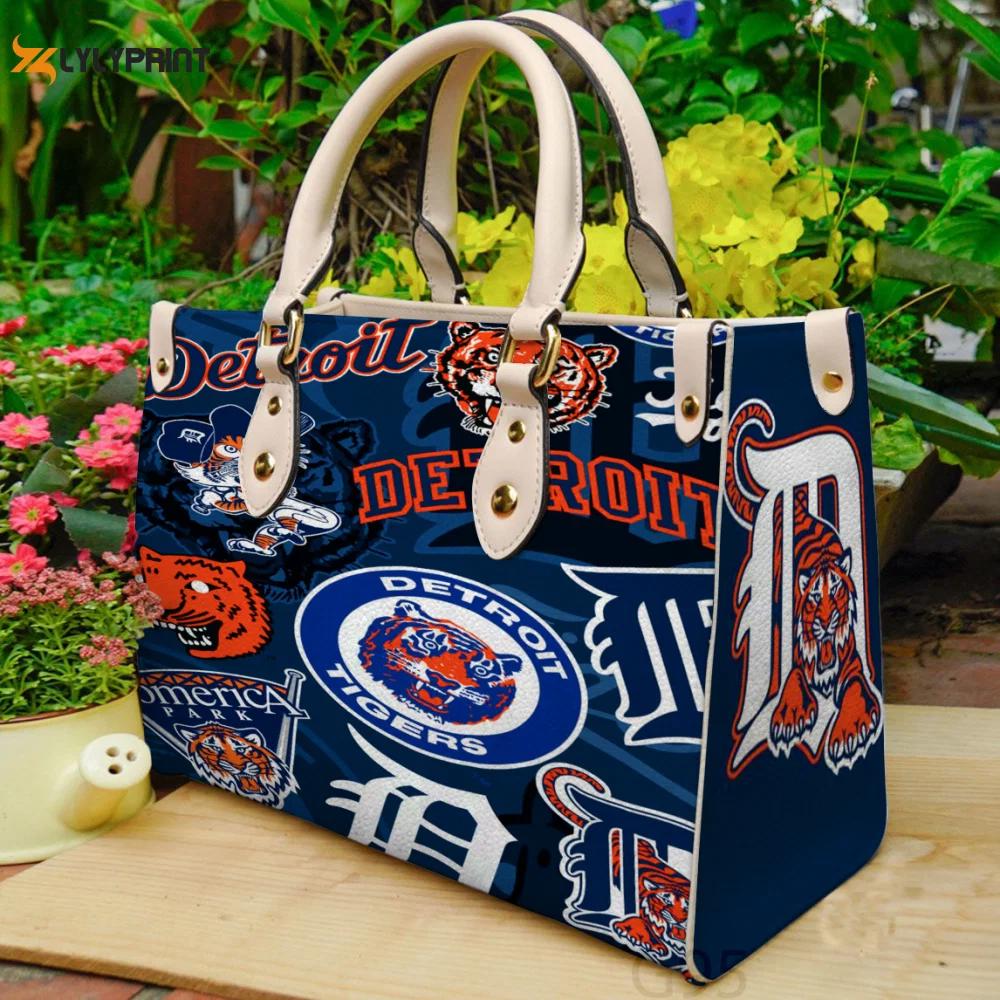 Detroit tigers leather bag for women gift 1685 Women Leather Hand Bag