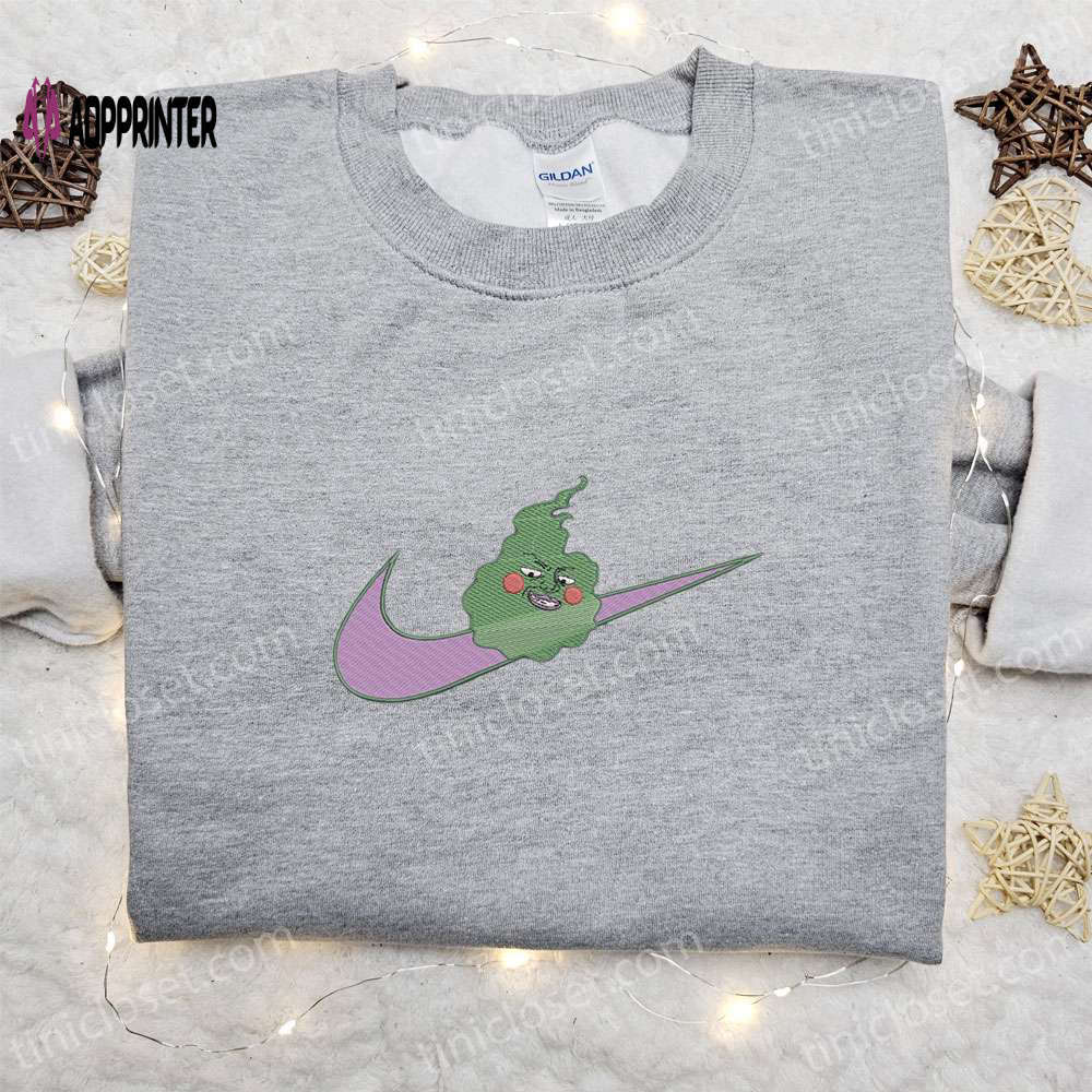 Dimple x swoosh anime embroidered shirt: best mob psycho 100 gift for family Embroidered Shirt