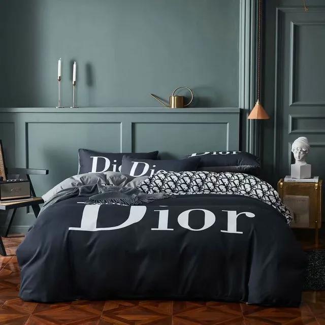 Dior hot quilt luxury brand  Bedding Sets covers blankets home decor sheets duvet bedclothes bed linen bedspread Bedroom ideas