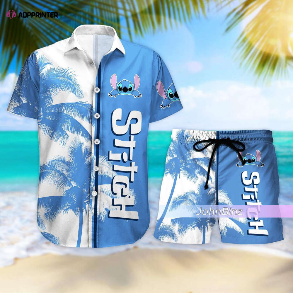 Disney stitch shirt: hawaiian button down & swim shorts for men – perfect gifts for him Hawaii Shirt