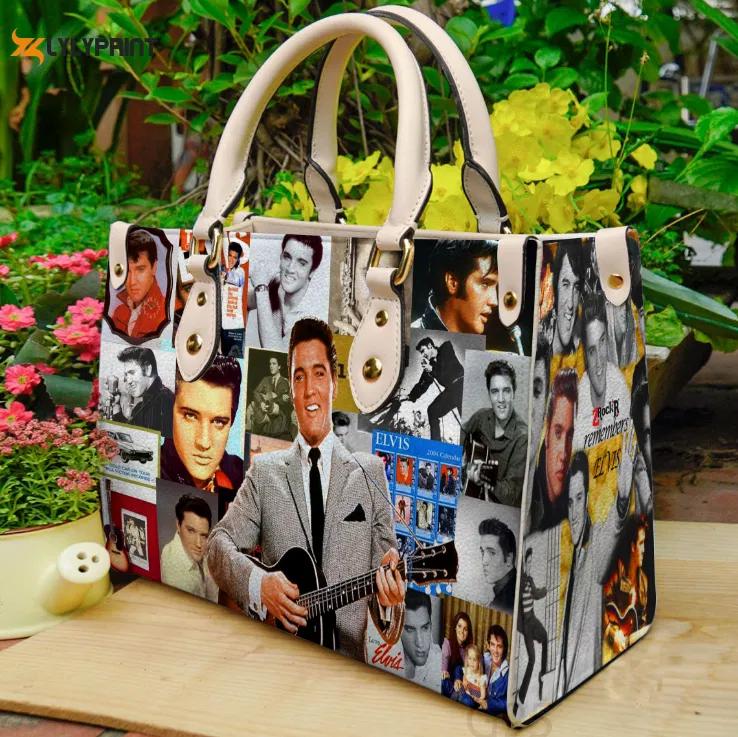 Elvis presley 1 leather handbag for women gift q1 4091 Women Leather Hand Bag