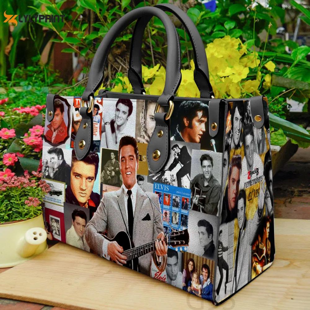 Elvis presley g2 leather bag for women gift 1068 Women Leather Hand Bag