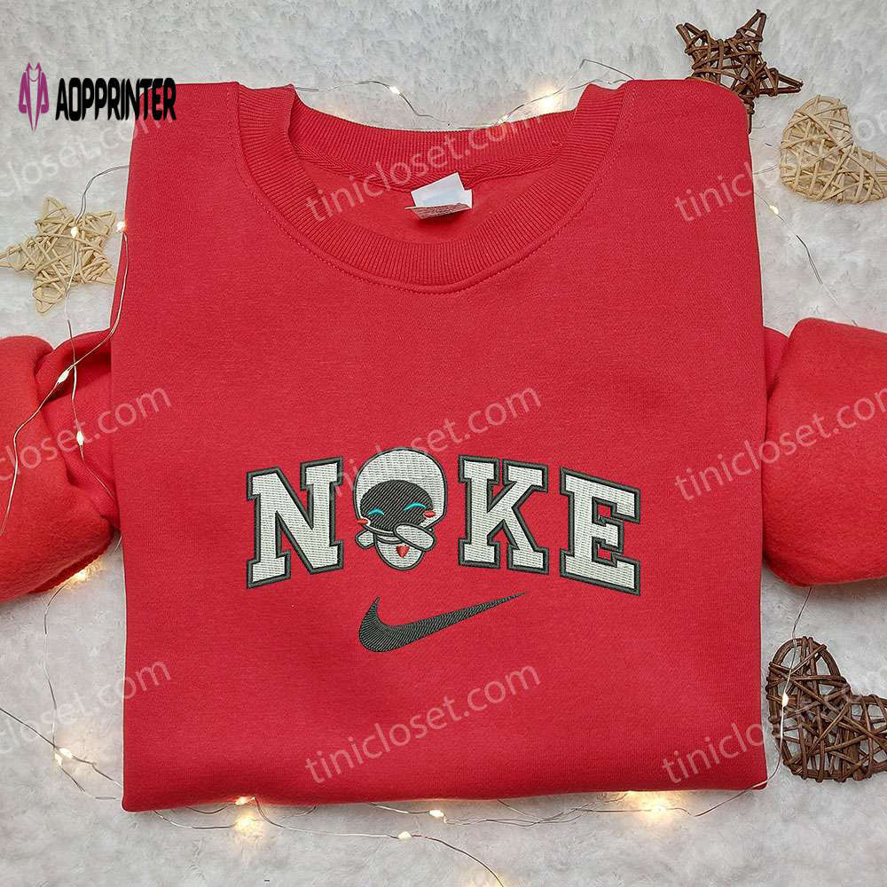 Eve x nike embroidered hoodie wall-e disney shirt & nike inspired shirt – trendy and unique embroidered apparel Embroidered Shirt