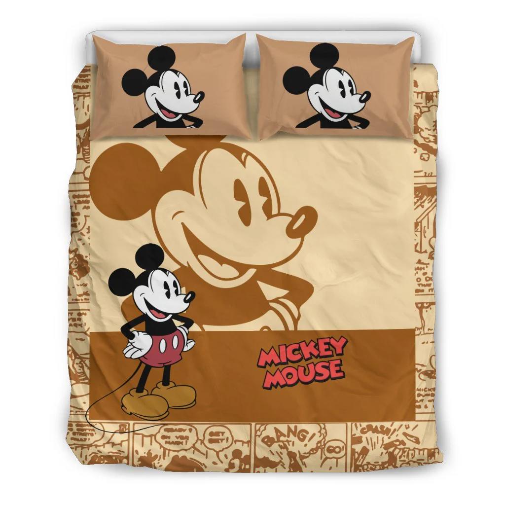 Fandomgift mickey dn bedding set duvet cover pillowcase Bedding Sets