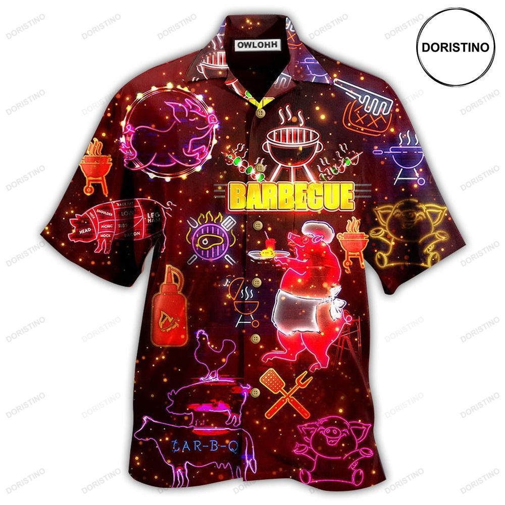 Food lover barbeque hawaiian shirt Hawaii Shirt Shorts & Flip Flops