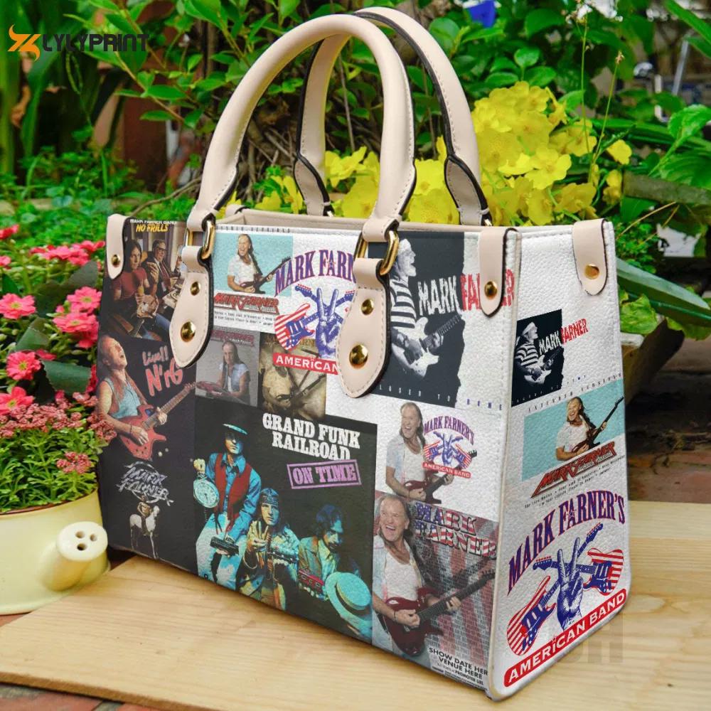 Grand funk mark farner leather bag for women gift 1035 Women Leather Hand Bag